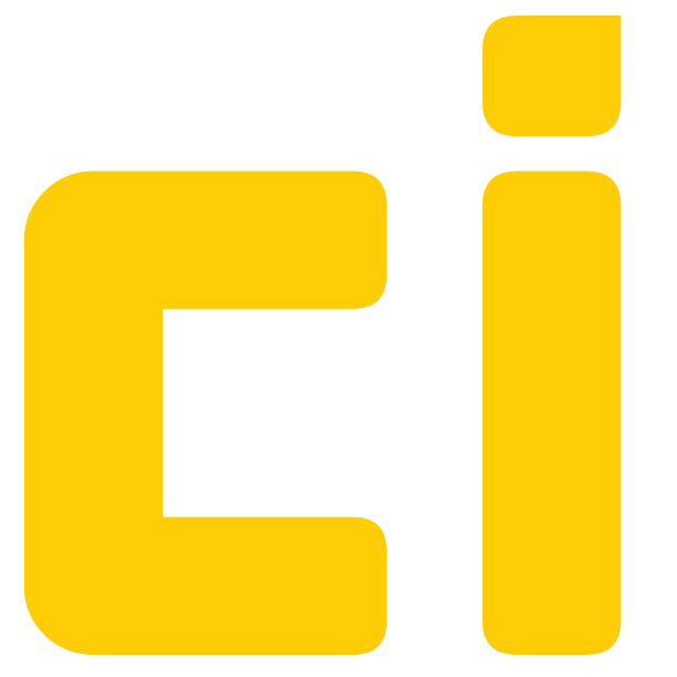 Signet ci Werbung Signet ci Werbung groß gelb